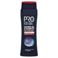Tesco Pro Formula for Men Get Energized tusfürdő & sampon 400 ml