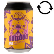 Bad Dogs Bulldog IPA felsőerjesztésű, szűretlen sör 5,2% 330 ml