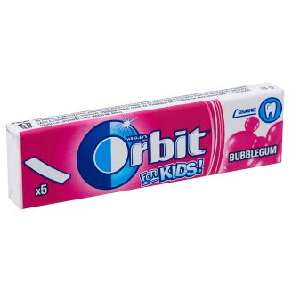 Orbit for Kids! gyümölcsízű cukormentes rágógumi édesítőszerrel 5 db 13 g