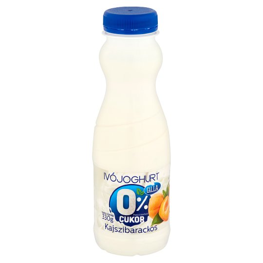 Galla zsírszegény kajszibarackos ivójoghurt édesítőszerekkel 330 g