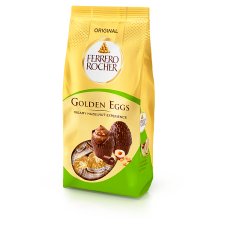 Ferrero Rocher Eggs Milk Chocolate Filled with Hazelnut-Cocoa Cream 90 g