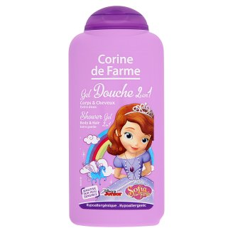 Corine de Farme Disney Sofia erdei gyümölcs illatú tusfürdő és sampon érzékeny bőrre 250 ml