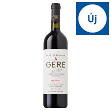 Gere Merlot száraz vörösbor 13,5% 0,75 l