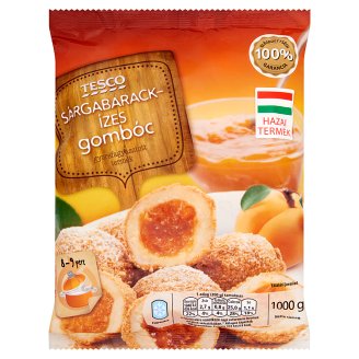 Tesco gyorsfagyasztott sárgabarackízes gombóc 1000 g