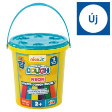 Addo Nick Jr. Neon Bumper Dough Bucket (12 x 70 g) 840 g