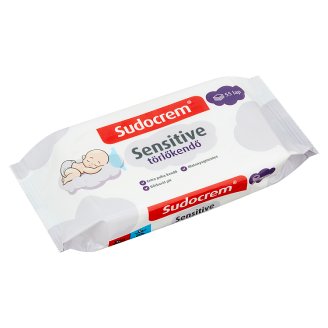 Sudocrem® Sensitive nedves törlőkendő, 55 lap