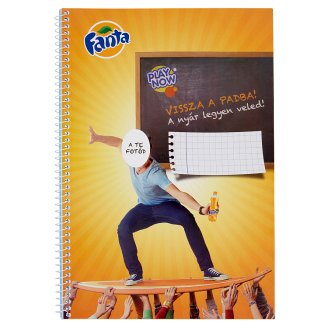 Fanta A/4 60 lapos kockás spirálfüzet