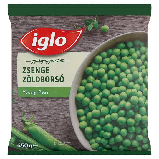 Iglo gyorsfagyasztott zsenge zöldborsó 450 g