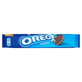 Oreo Original vanília ízű krémmel töltött kakaós keksz 110 g