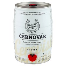 Černovar eredeti cseh világos sör 4,9% 5 l