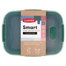 Curver Smart zöld élelmiszertároló 20 x 15 x 7 cm 0,6+0,3 l 