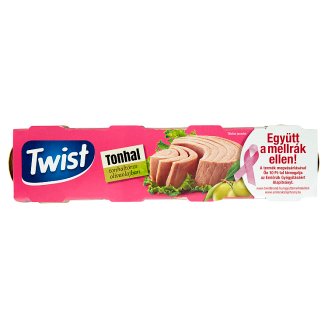 Twist tonhaltörzs olívaolajban 4 x 80 g