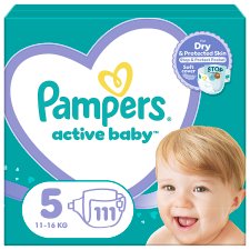 Pampers Active Baby Pelenka, Méret: 5, 111 db Pelenka, 11kg-16kg