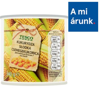 Tesco csemegekukorica 340 g