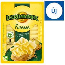 Leerdammer Finesse Original laktózmentes, félkemény, zsíros szeletelt sajt 80 g 