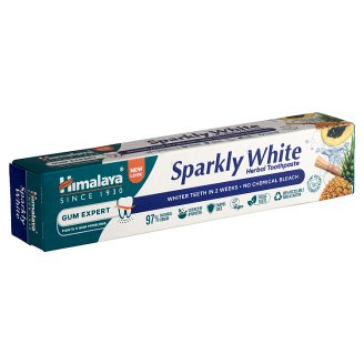 Himalaya Herbals gyógynövényes fogkrém a ragyogóan fehér fogakért 75 ml