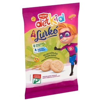 Detki Lurkó Cars 3 teljes kiőrlésű omlós keksz vitaminokkal és inulinnal 180 g