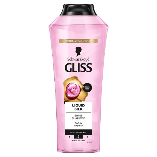 Gliss Liquid Silk hajregeneráló sampon a selymes hajért 400 ml