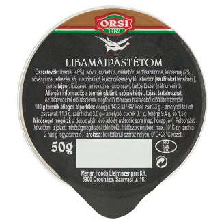 Orsi libamájpástétom 50 g