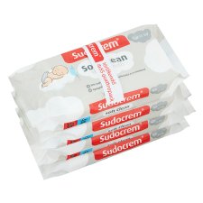 Sudocrem Soft Clean törlőkendő 4 x 55 db