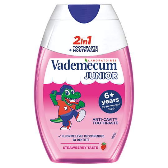 Vademecum Fogkrém 2in1 Junior Eper 75 ml