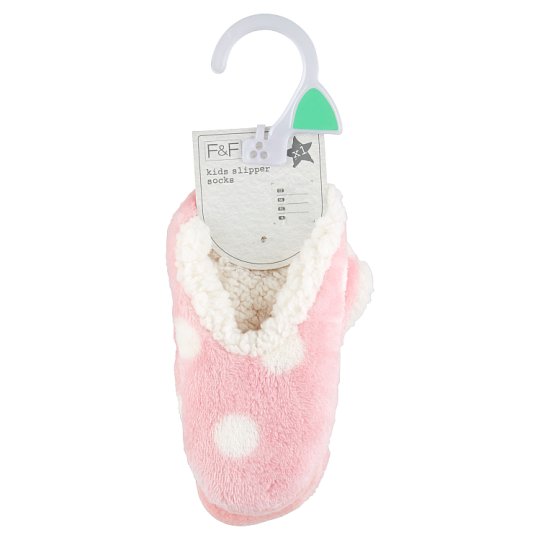 image 1 of F&F Girl Socks 1 Pair/Pack, 31-36, Pink