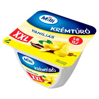 Milli XXL vaníliás krémtúró 180 g