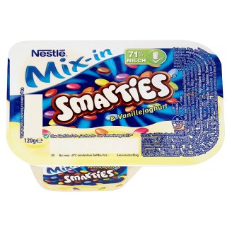 Smarties Mix-in vanília ízű joghurt tejcsokoládé drazséval 120 g