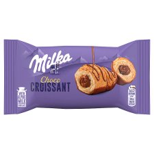 Milka Choco croissant alpesi tej felhasználásával készült tejcsokoládés töltelékkel 50 g