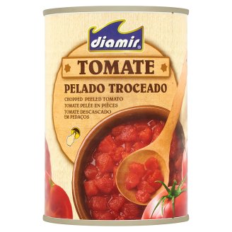 Diamir darabolt, hámozott paradicsom paradicsomszószban 390 g