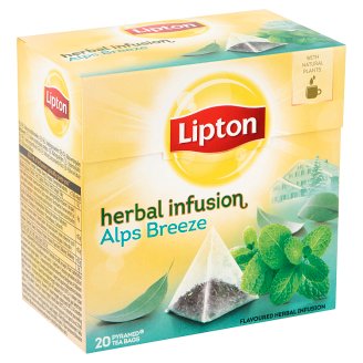 Lipton Alps Breeze ízesített fodormenta és eukaliptusz tea 20 piramis filter