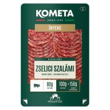 Kometa Ínyenc Sliced Classic Zselici Salami 80 g