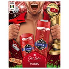 Old Spice Captain Footballer Ajándékszett: Dezodor, Tusfürdő És Palacknyitó