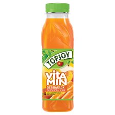 Topjoy Vitamin rostos őszibarack-sárgarépa-alma ital hozzáadott C- és E-vitaminnal 300 ml