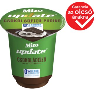 Mizo Update 1 csokoládé ízű puding édesítőszerekkel és tejszínhabbal 125 g