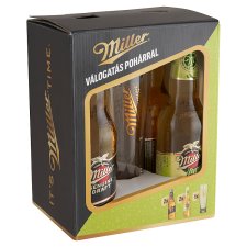 Miller válogatás pohárral 4 x 330 ml