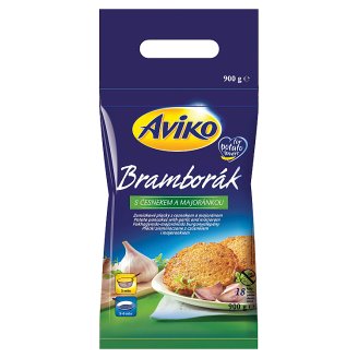 Aviko elősütött, gyorsfagyasztott fokhagymás-majoránnás burgonyalepény 18 db 900 g