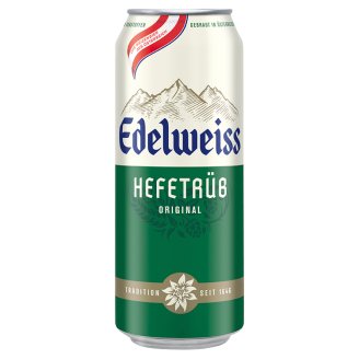 Edelweiss Hefetrüb szűretlen világos búzasör 5,3% 0,5 l doboz