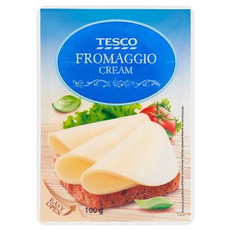 Tesco zsíros ömlesztett szeletelt sajt 100 g