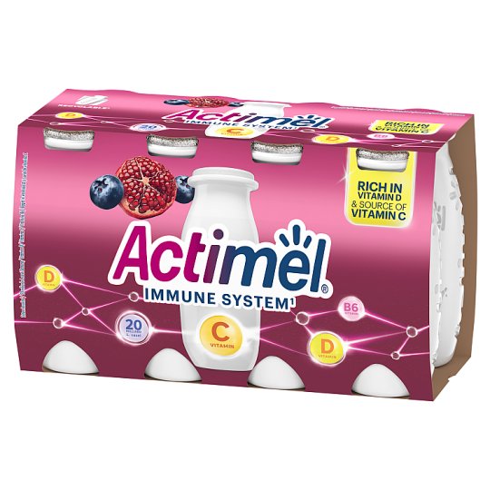 Danone Actimel zsírszegény, élőflórás gránátalma-áfonyaízű joghurtital 8 x 100 g (800 g)