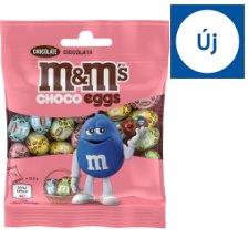 M&M's Choco Eggs Milk Chocolate Eggs with Sugar Coated Milk Chocolate 70 g