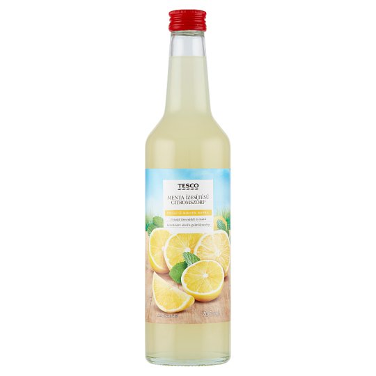 Tesco menta ízesítésű citromszörp 700 ml