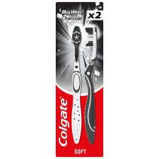 Colgate Max White Charcoal manual toothbrush 2 pcs