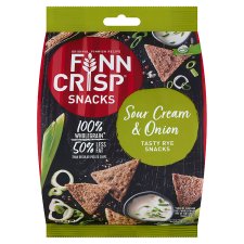 Finn Crisp Snacks tejfölös & hagymás rozs ropogós 150 g