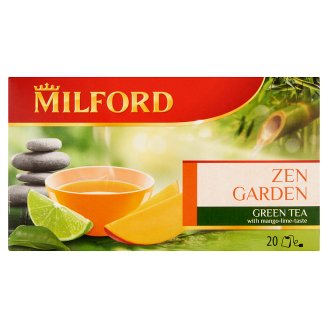 Milford Zen Garden mangó-zöldcitrom ízű zöld tea 20 filter 35 g