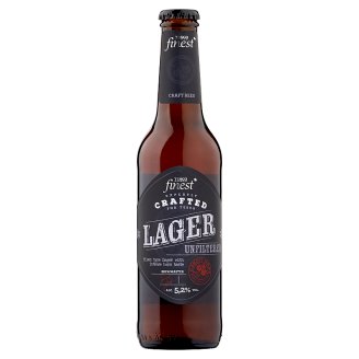 Tesco Finest Unfiltered, Quality Lager Beer 5,2% 330 ml