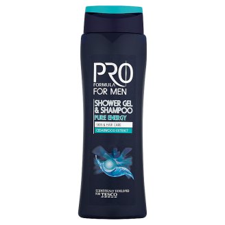 Tesco Pro Formula for Men Pure Energy tusfürdő & sampon 400 ml