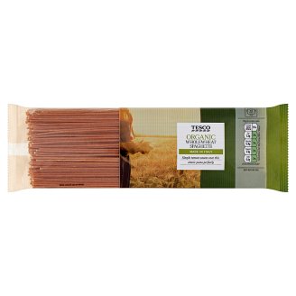 Tesco BIO teljes kiőrlésű spagetti durum száraztészta 500 g