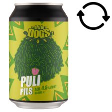 Bad Dogs Puli Pils alsóerjesztésű, szűretlen, világos sör 4,5% 330 ml