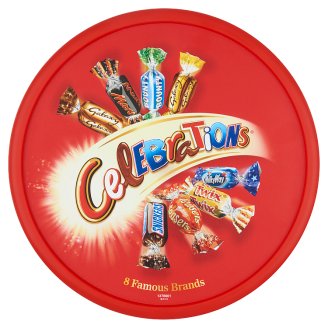 Celebrations vegyes töltött és kekszes tejcsokoládé 680 g